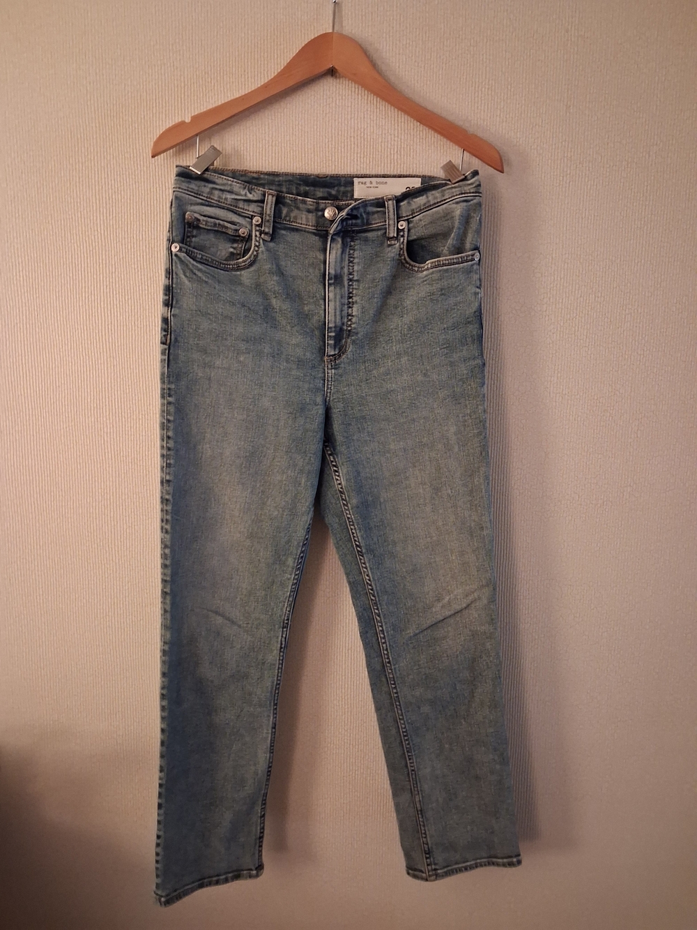 Rag & Bones Wren High Rise Ankle Slim Sz 29 Womens In Indigo Wash